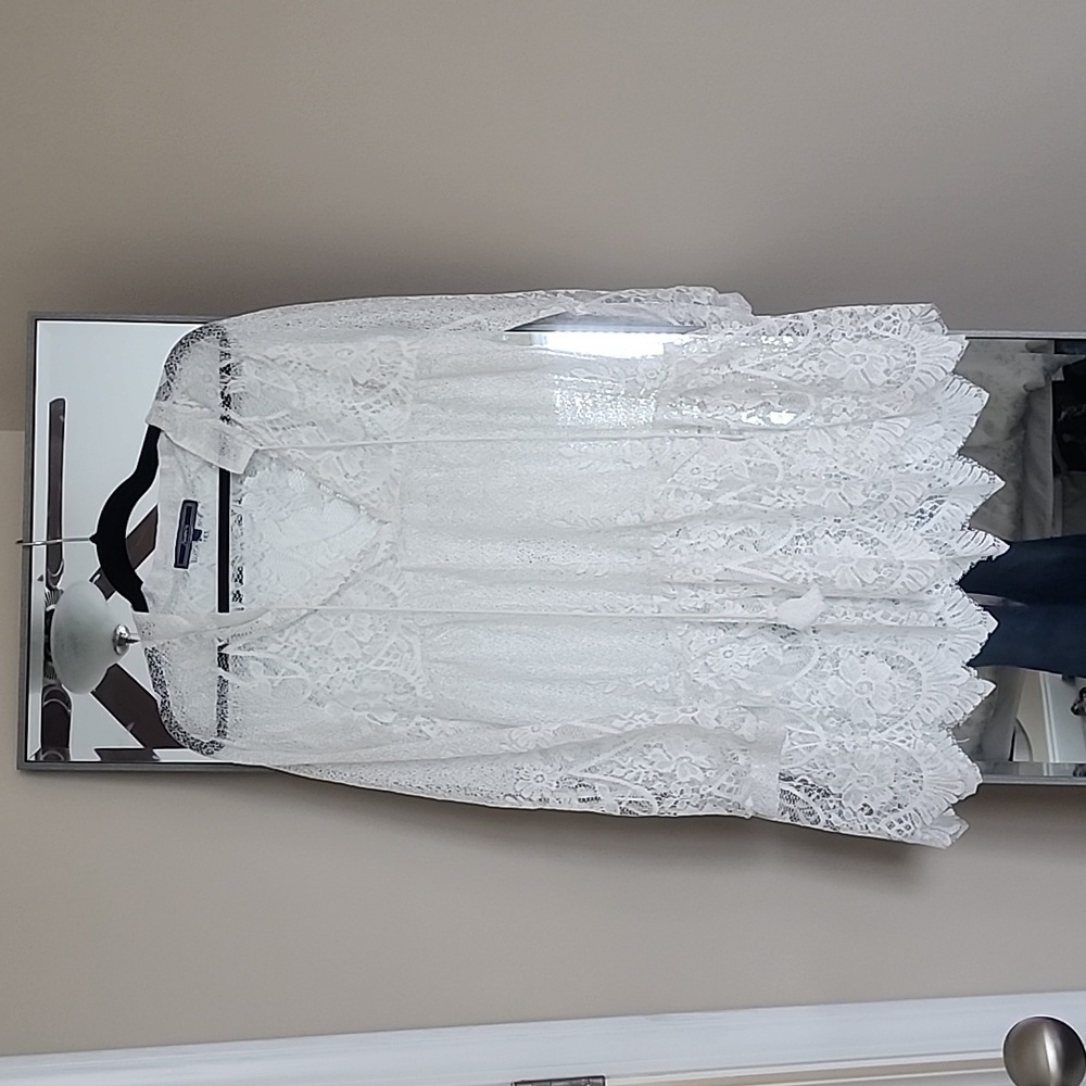 White Beach Cover Up